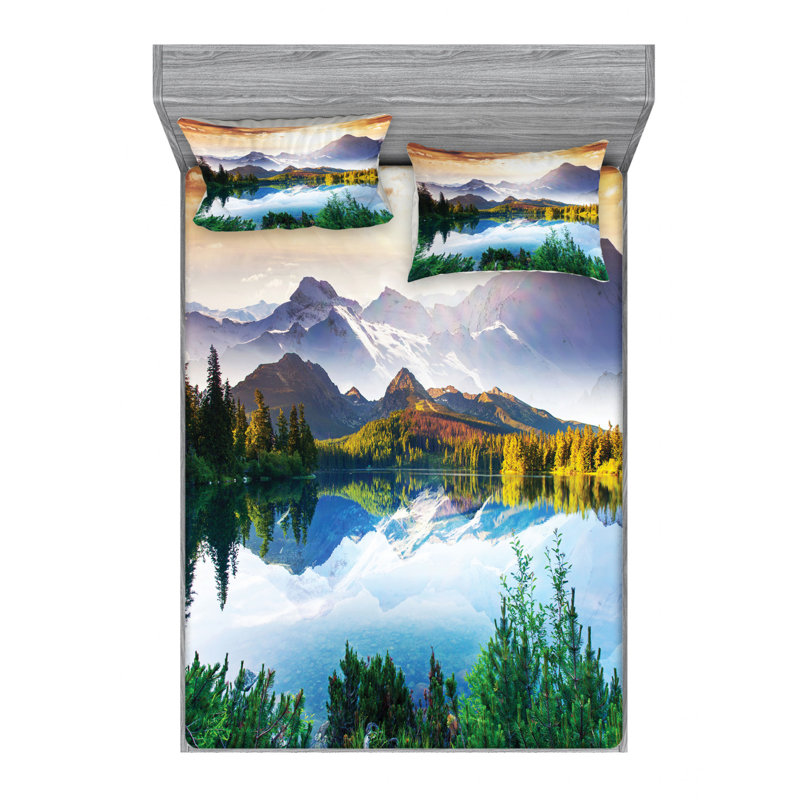 Microfiber Sheet Set, Full Sheet Set with Fitted Sheet
