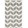 Ellicott Hand Tufted Wool Chevron Rug