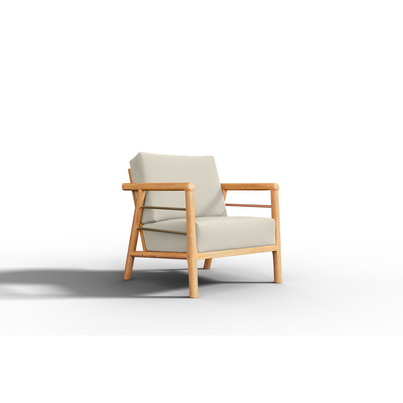 Daniele 5 - Person Outdoor Seating Group with Cushions, Cream