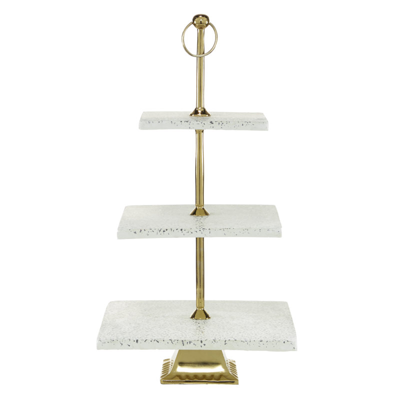 Stoneware Tiered Stand