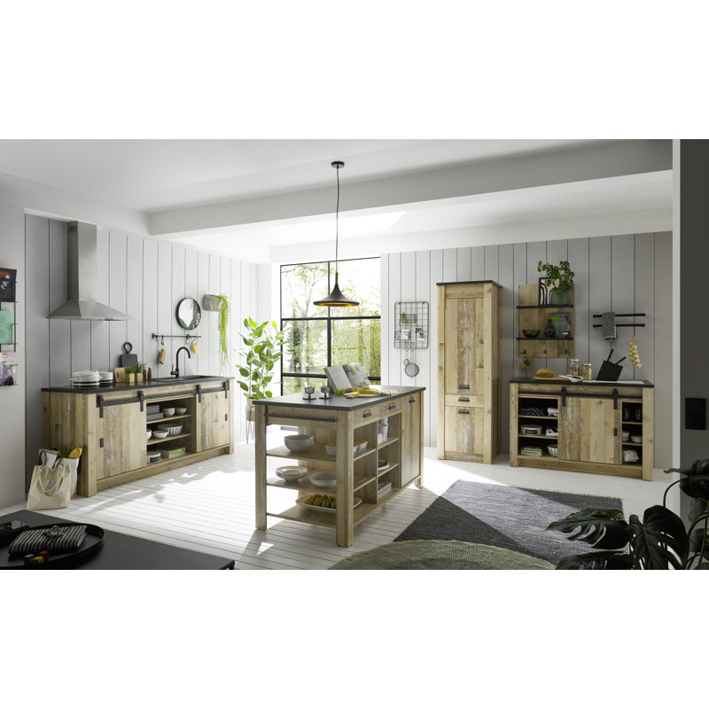 201cm Kitchen Pantry, Natural