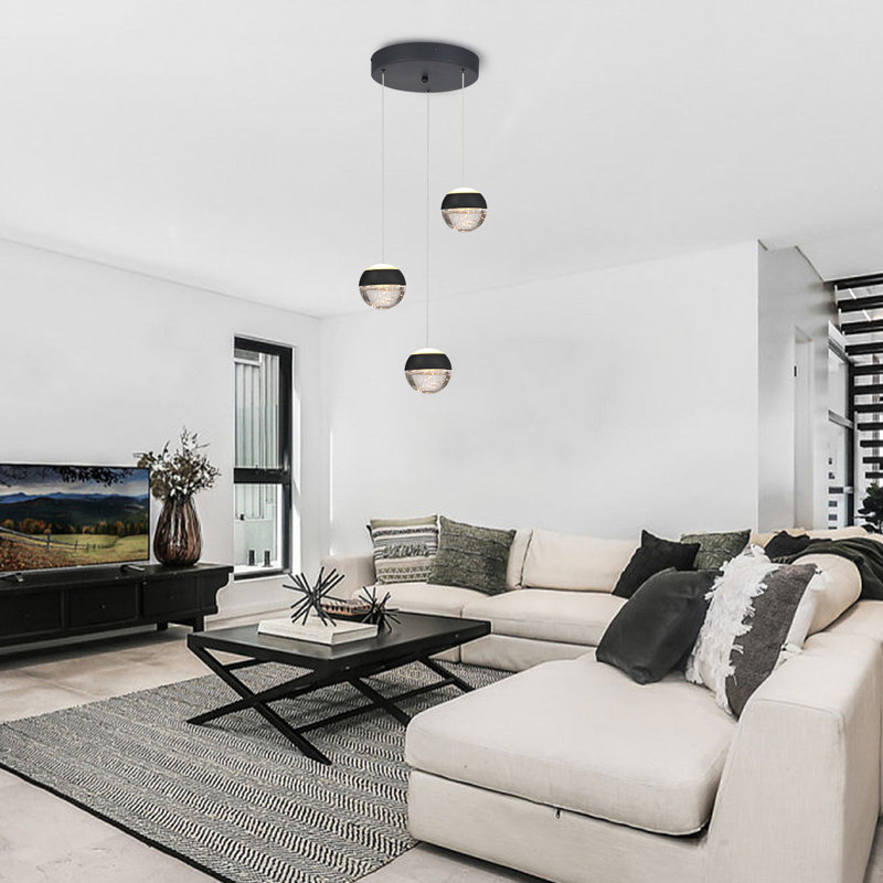 Jeaneen 3 - Light LED Cluster Pendant