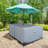 HeavyDuty Multipurpose Waterproof Outdoor Rectangle Dining Table &Chair Set Cover with Umbrella Hole-1844352408-1844352401