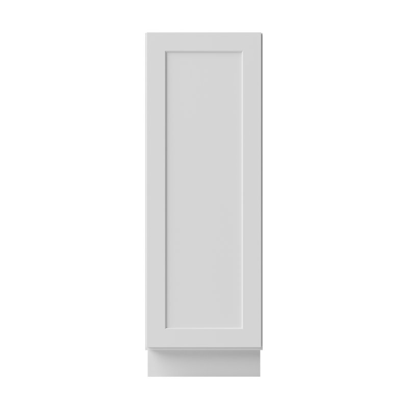 Armoire de cuisine en bois massif prête à assembler, Blanc, 54", 18"