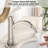 Single-Hole Single-Handle Bathroom Faucet With Drain Assembly-113578581