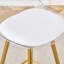 Chaises de bar rembourrées avec pieds en métal-138179678