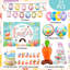 Easter Party Decorations, 51pcs Easter Bunny Decorations Set