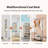 Rebrilliant Triangle Clothes Rack with Wheels-1715762056