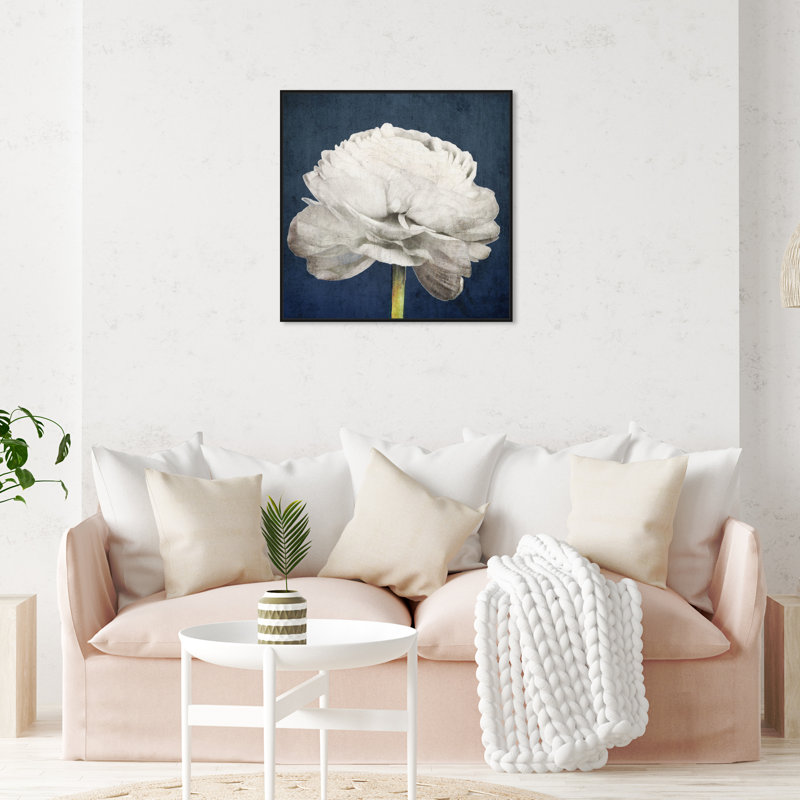 Barroso Riverly Bombshell Bloom II - reproduction d'art, H 16 po x l 16 po, Impression encadrée, Noir