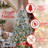 Flocked Christmas Tree-652499268
