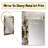 Yellow And Cream Bohemian Medley II - Boho Mosaic Large Wall Mirror, Yellow Unique Mirror, Printed Metal Art-1332655366