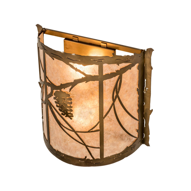 Rustic Lodge 2 - Light Flush Mounted Sconce