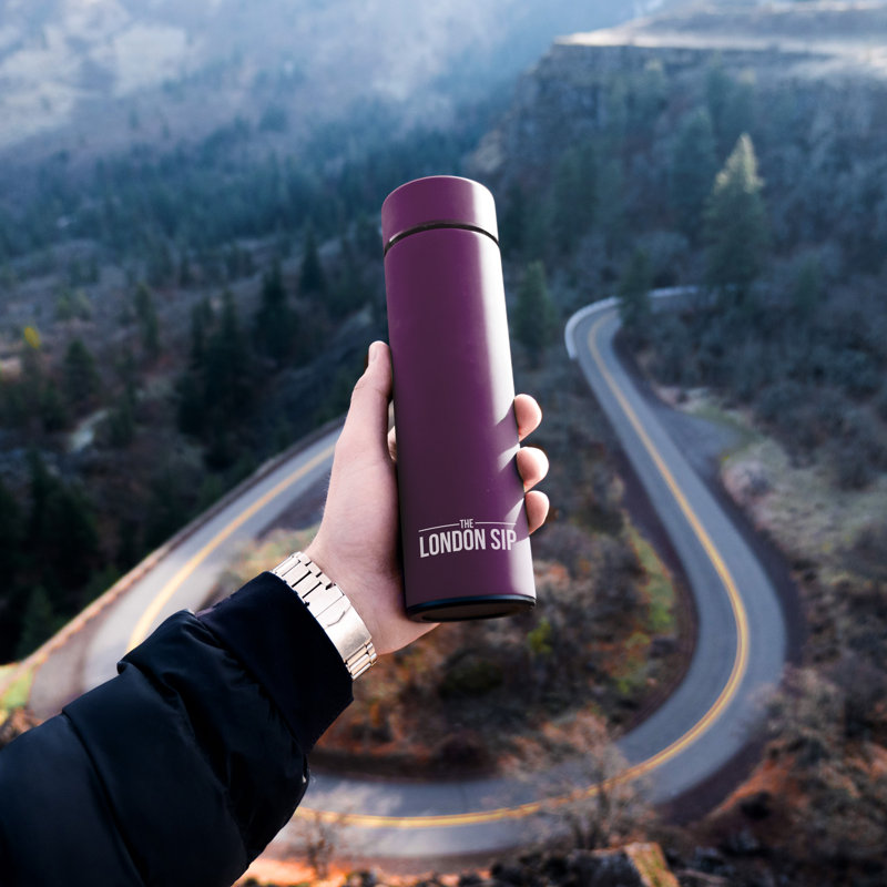 Bouteille infuseur de thé London 16 g, Mauve