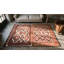 Tapis à tissage plat en laine gris antique couleur Navajo