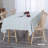 Tassel Solid Waterproof Water Resistant Linen Tablecloth