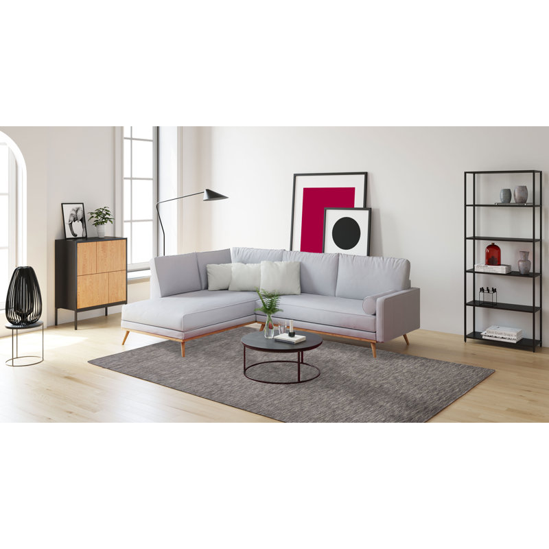 Rectangular Uniform Color Wool Hand Woven Area Rug, Rectangle 60cm x 90cm