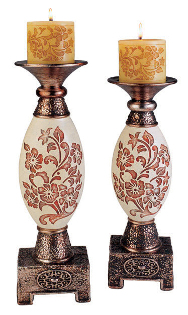 16'' H Plastic / Acrylic Tabletop Candlestick