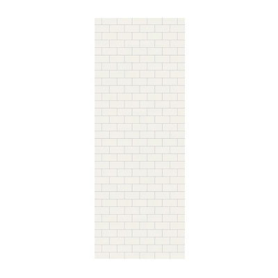36'' W 0.25'' D 96'' H Glue Up Solid Surface Wall