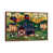 Classic Brown Wood Framed Canvas