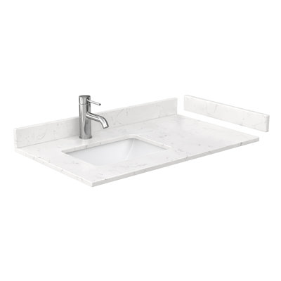 Daria 36'' Single Bathroom Vanity with Cultured Marble Top