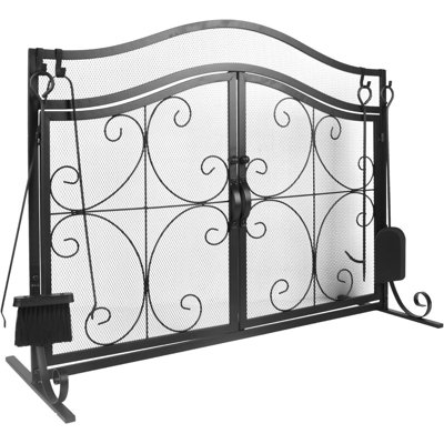 Dalonzo Steel Fireplace Screen