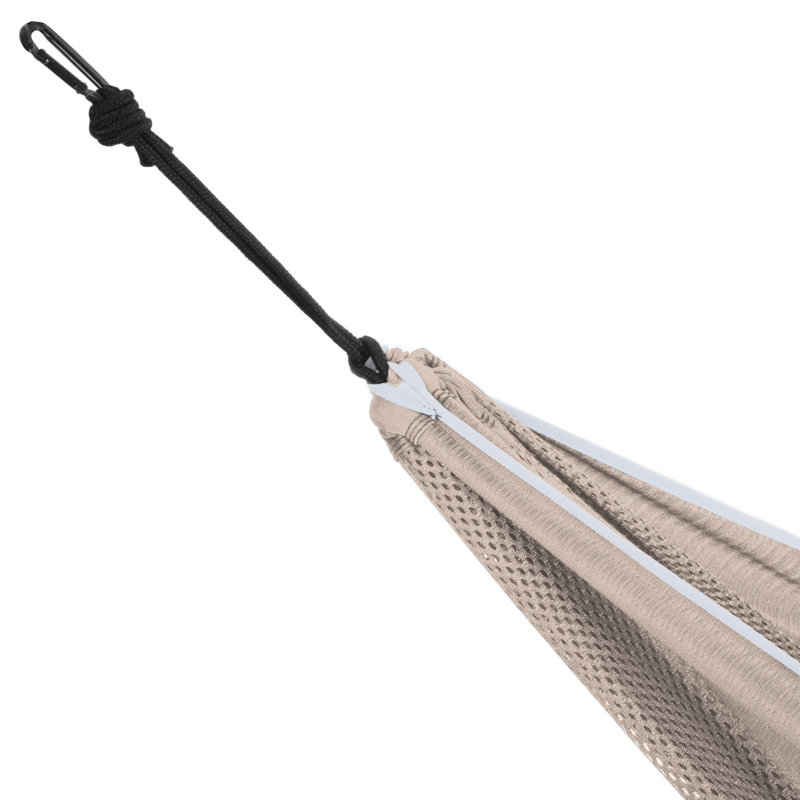 Jaheim Double Hammock, Beige/White