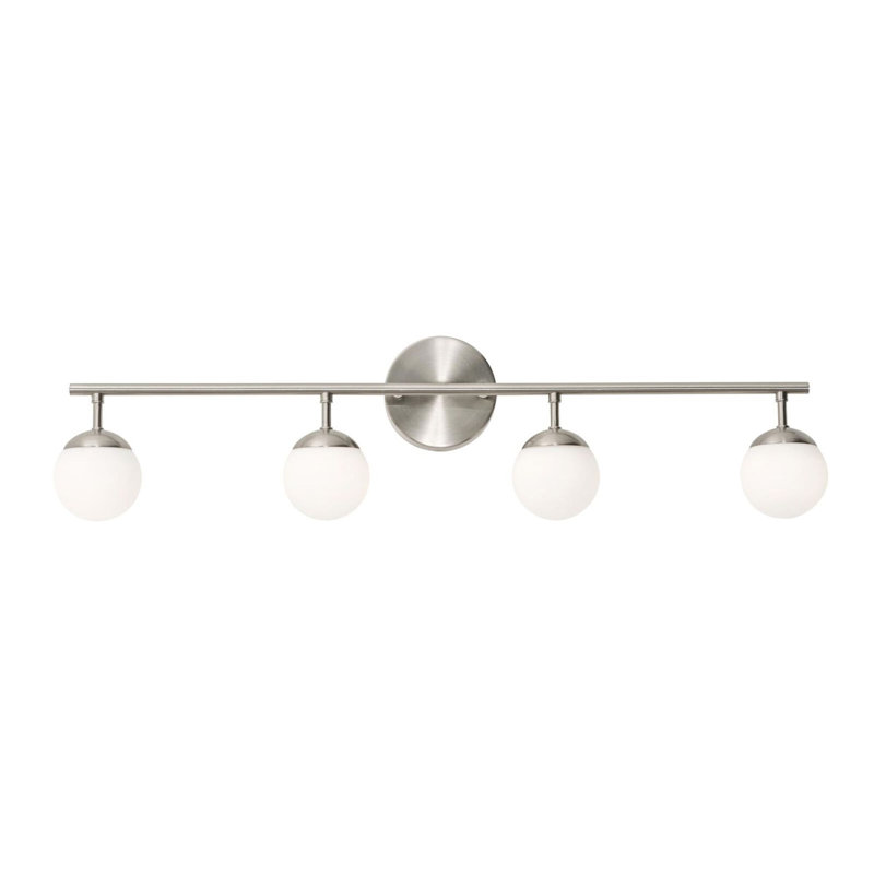 Catalina 4 - Light Dimmable LED Vanity Light, Satin Nickel