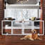 Lakendra Free Standing Pet Gate With Door-1053701071-1053701066