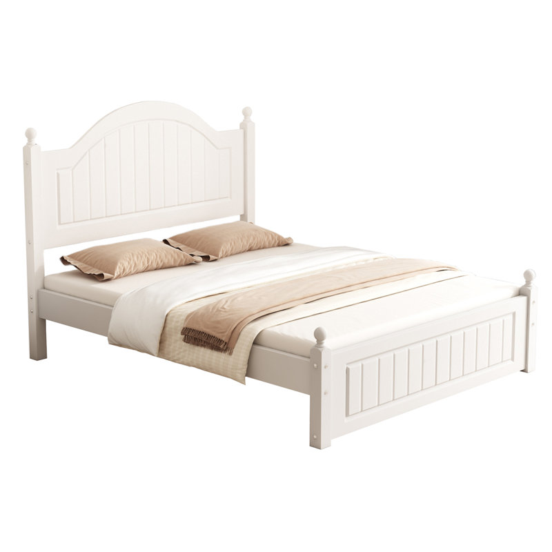 Bridlewood UK King - DE 150 X 200 Cm Solid Wood Bed with Mattress