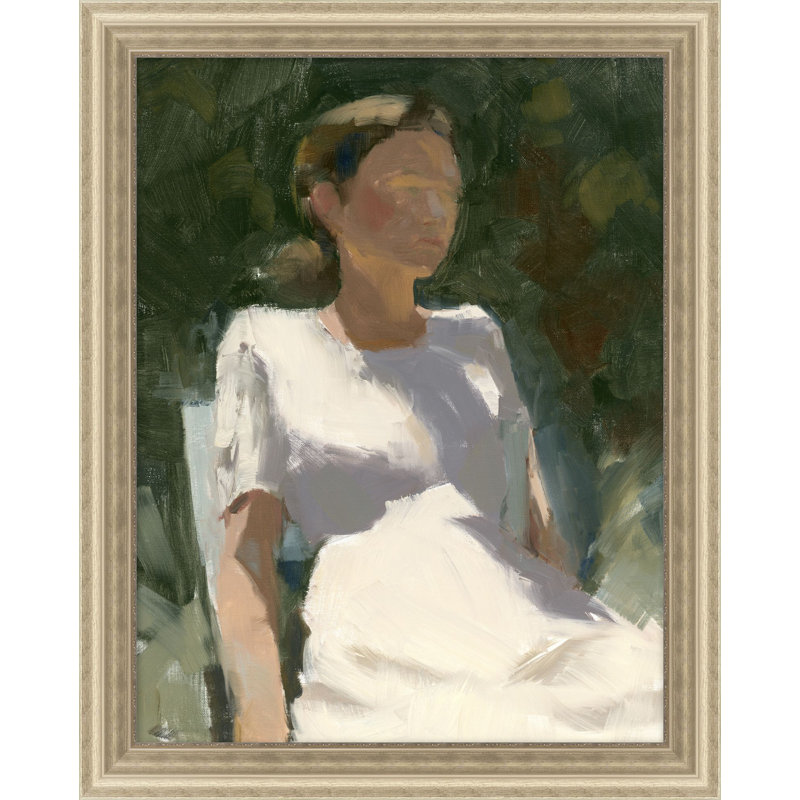 Lady In The Garden 2 Print