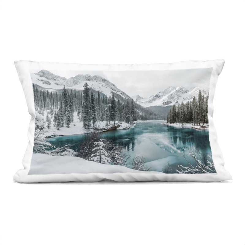 Coussin décoratif abstrait Abstract Wippling Waves, design par Lera