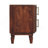 Solid Wood Harper Nightstand,Brown,2-Drawer