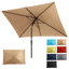 Parasol de marché rectangulaire 10 pi Barrios-529309433