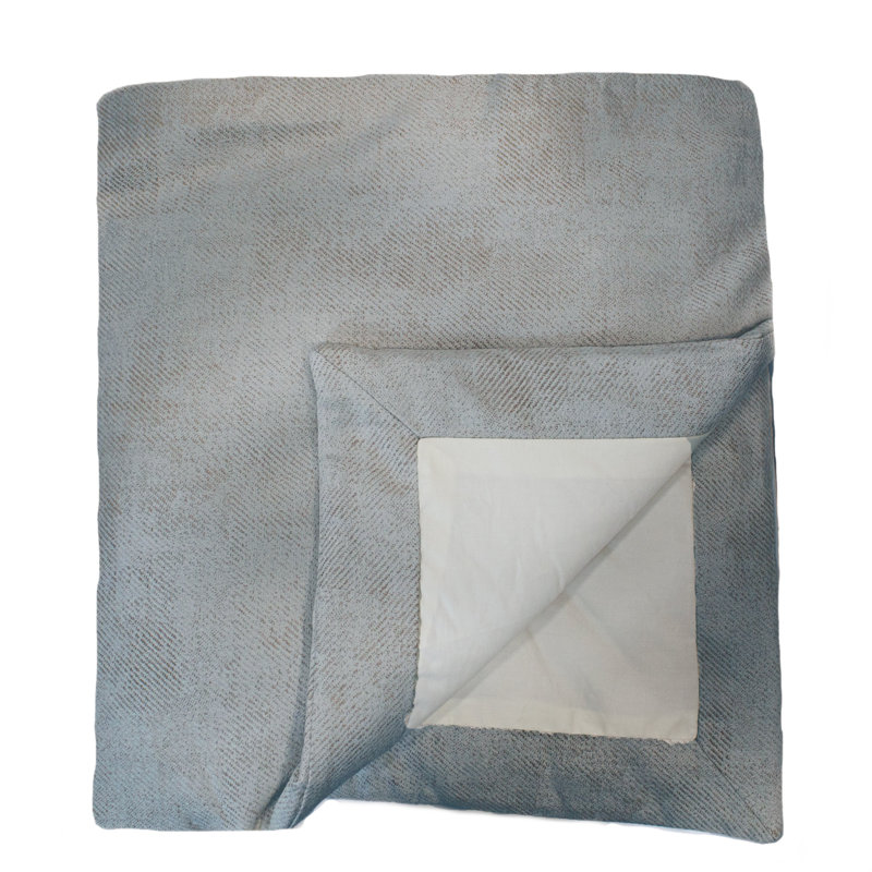 Chino Duvet Cover, Platinum, Queen Duvet Cover