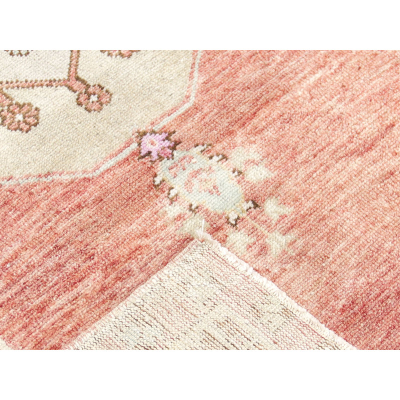 One-of-a-Kind Hand-Knotted 1960s Oushak Rug - 3'2" x 5'7"