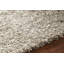 Tapis brun clair en laine à poil long fait à la main-582381020