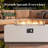 LayinSun 42" Rectangle Aluminum Propane Gas Smokeless Fire Pit Table with Hidden Fuel Tank-445885931