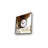 Elegant Decorative Canvas Wall Clock, 11 x 11 inches | 100% Suede Canvas, 100% Wooden Frame (Thickness: 1.2 inches) | Perfect for Home Decor, Living Room, Office, Timeless Style & Functionality