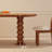 French vintage style solid wood dining table set-106401749