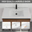 Meuble-lavabo simple avec plateau 35,43 Deshawndre