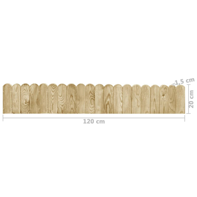 Jeffries Bamboo Lawn Edging, Natural