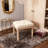 Square Upholstered Rustic Ottoman Bench