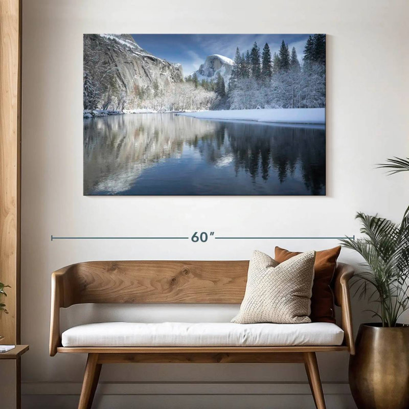 Alvord Yosemite Half Dome Winter, 32" H x 48" W