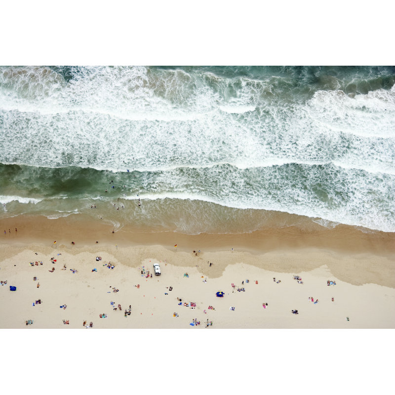 The Beach by Ascione - No Frame Art Prints on Canvas, 30cm H x 46cm W