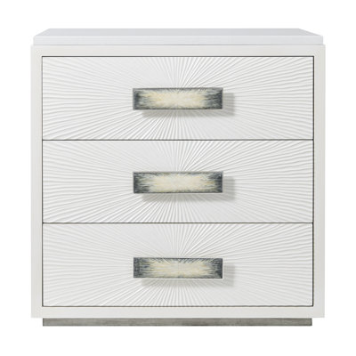 Panos 3 - Drawer Solid Wood Nightstand