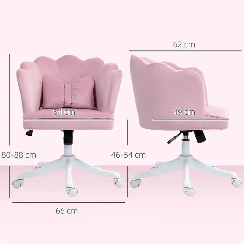 Office Chair, Pink
