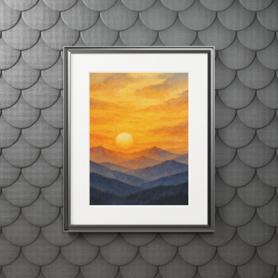 Clinkscales Single Picture Frame Print