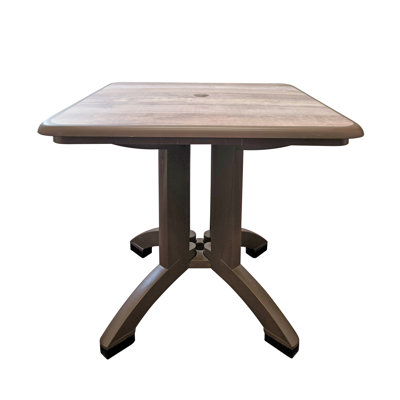 Table de salle à manger pliable en plastique Aquaba