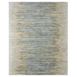 Ventura Wool Striped Area Rug in Beige; Ivory; Blue; Sand