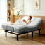 Base de lit réglable 12 po avec massage et zéro gravité, application et télécommande, anti-ronflement, chargeurs USB, capacité de poids de 750 lb, convient aux matelas de 5 à 12 po, y compris la mousse à mémoire de forme-769067988